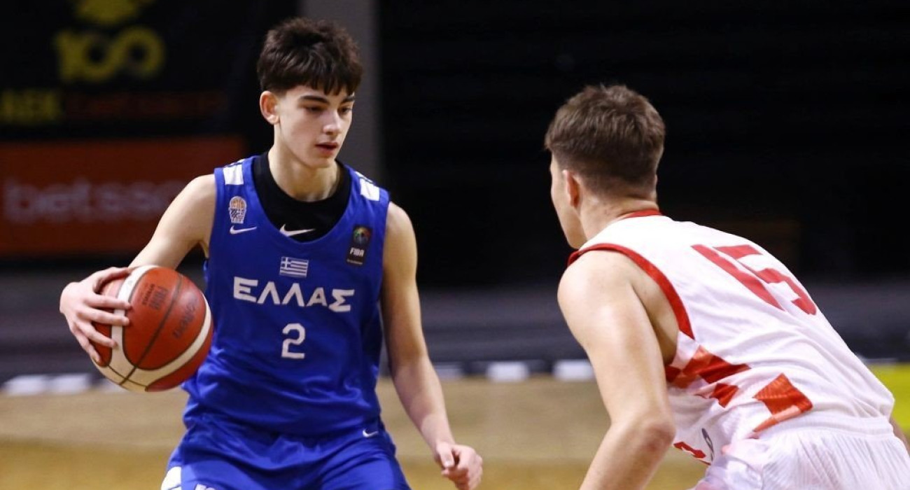 Σπανούλης και Διαμαντίδης είδαν τον... Σπανούλη τζούνιορ στην Εθνική Παμπαίδων