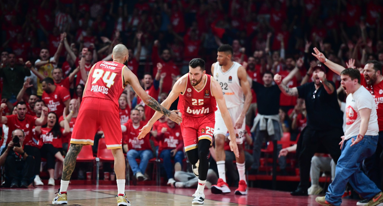 Η μέρα και η ώρα του Game 2 του Ολυμπιακού με την Ρεάλ Μαδρίτης