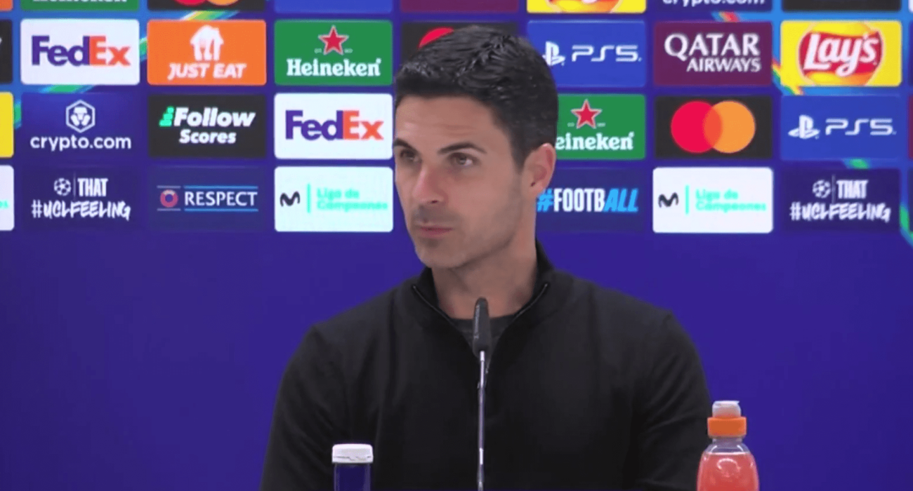 Ο Μικέλ Αρτέτα / Screenshot