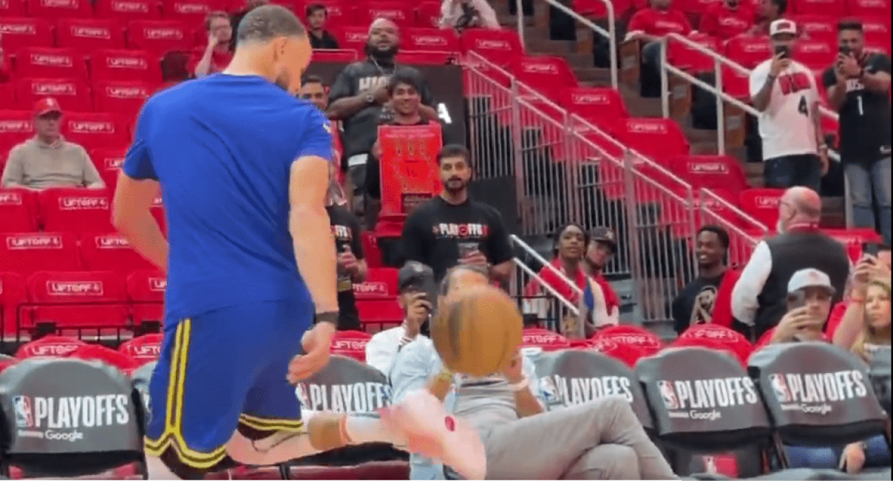 Ο Στεφ Κάρι «μιλάει» στη μπάλα και με τα πόδια! (video)