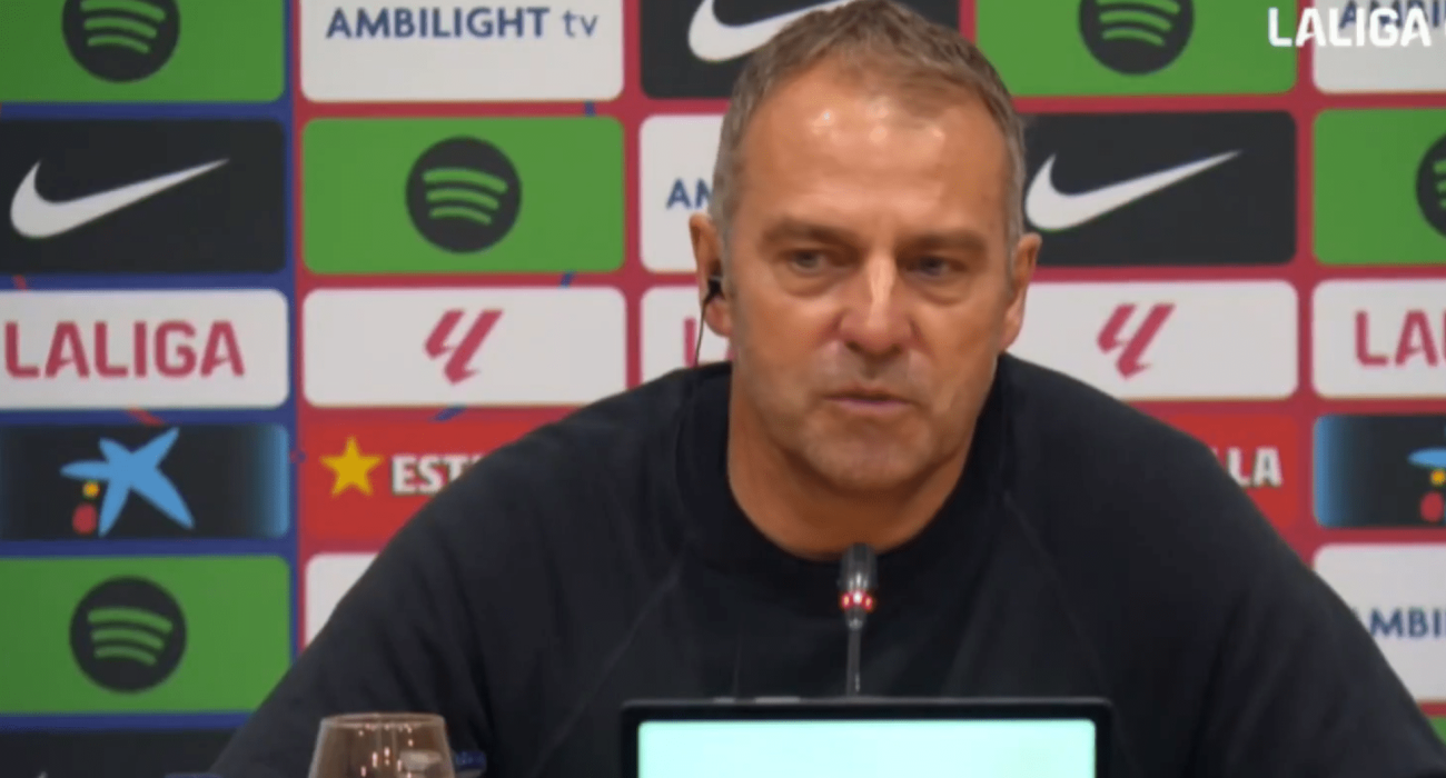 Ο Χάνσι Φλικ στη συνέντευξη Τύπου/ Screenshot