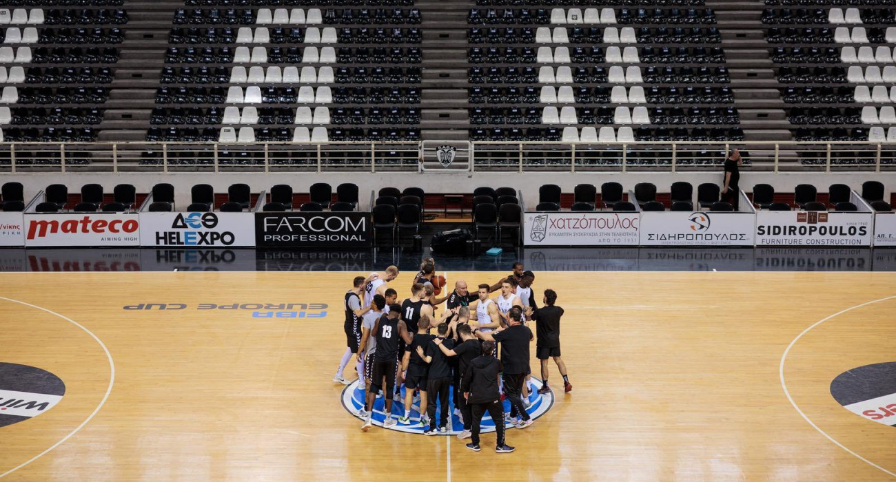 «Χαλάρωμα» στο PAOK Sports Arena υπό το βλέμμα του... Πέτζα για τη Μπιλμπάο