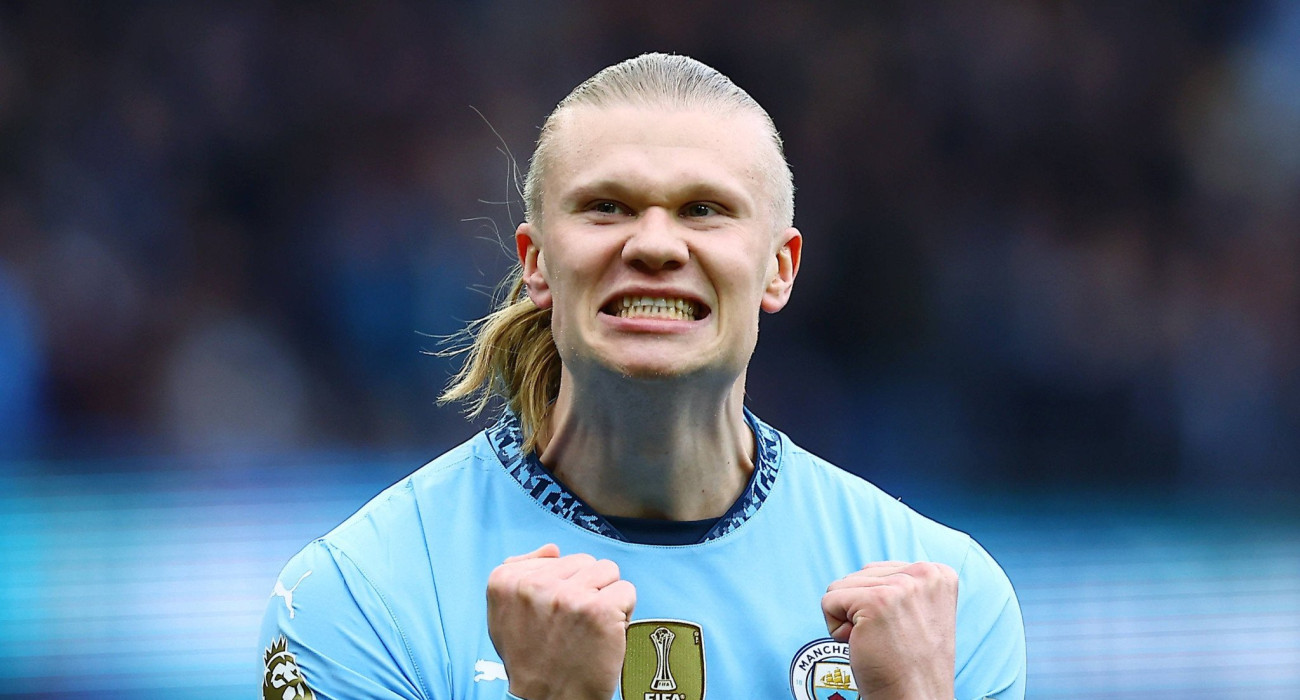 Ο Έρλινγκ Χάαλαντ με τη Μάντσεστερ Σίτι / Πηγή: Imago