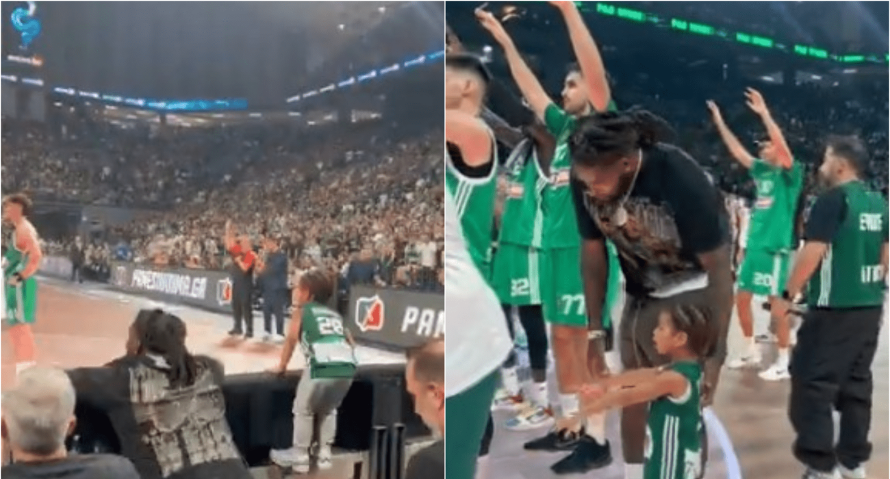 Ο γιος του Λεσόρ «τρελάθηκε» με τη νίκη του Παναθηναϊκού (video)