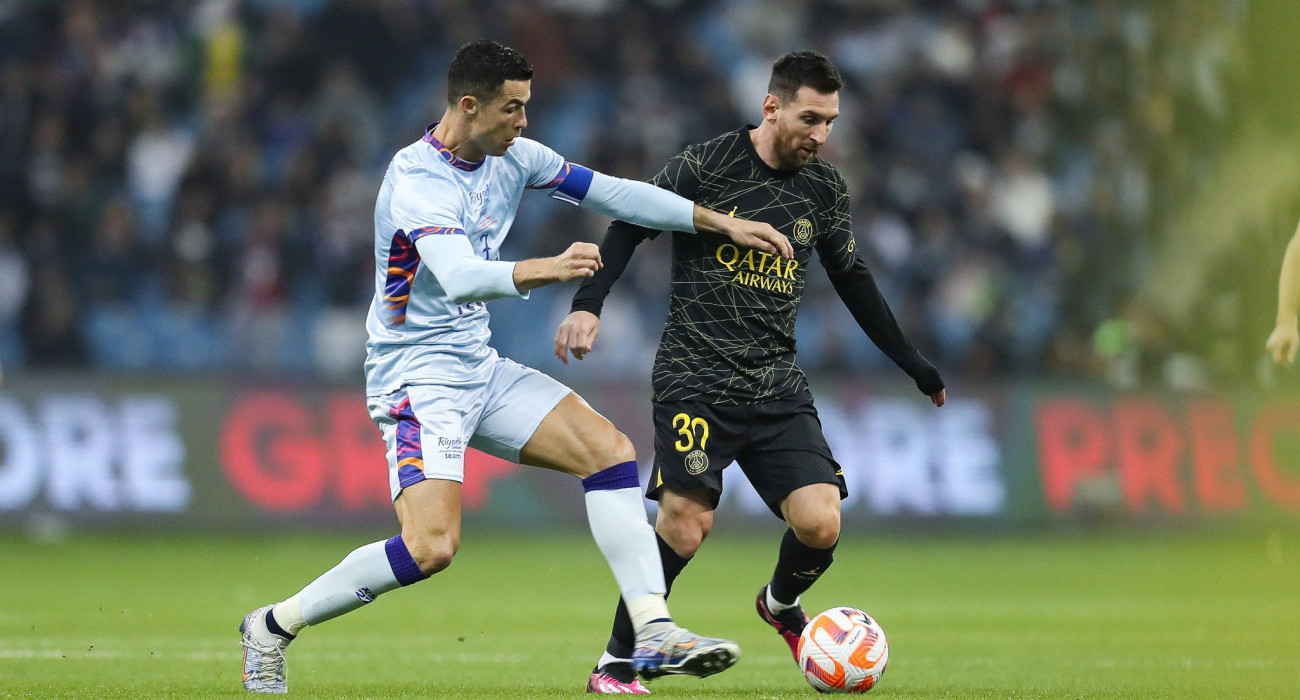 Ο Λιονέλ Μέσι με τον Κριστιάνο Ρονάλντο / Πηγή: Imago