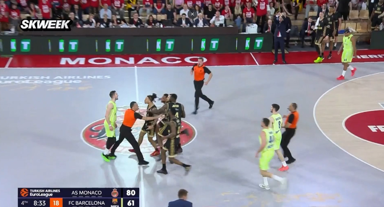 Η σύρραξη στο Μονακό και το σχόλιο του Πουαριέ: «Είναι βρώμικος παίκτης» (video)