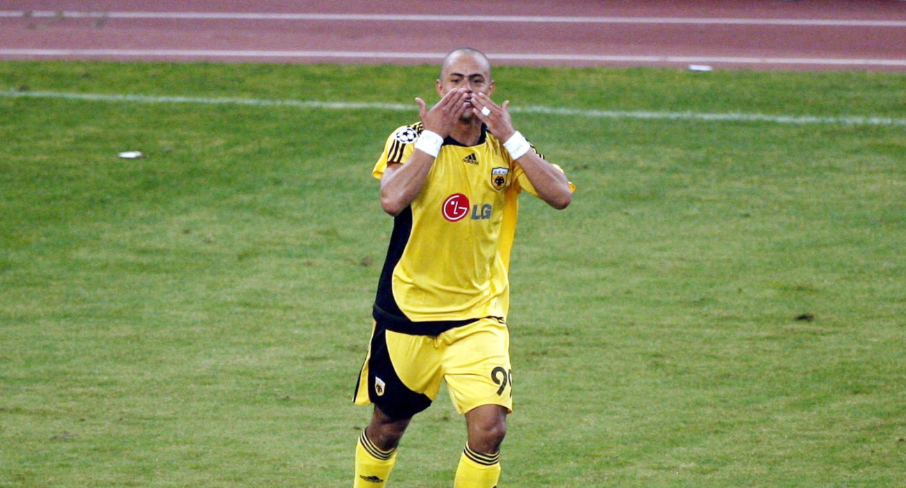 Ο Ζούλιο Σέζαρ στη νίκη της ΑΕΚ επί της Μίλαν / Πηγή: Intime