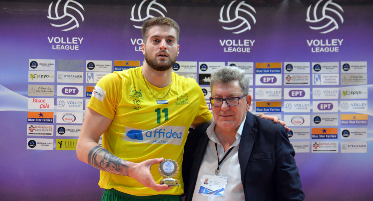 Ο Άγγελος Μάρκου με την φανέλα της Καλαμάτας / Πηγή: Intime