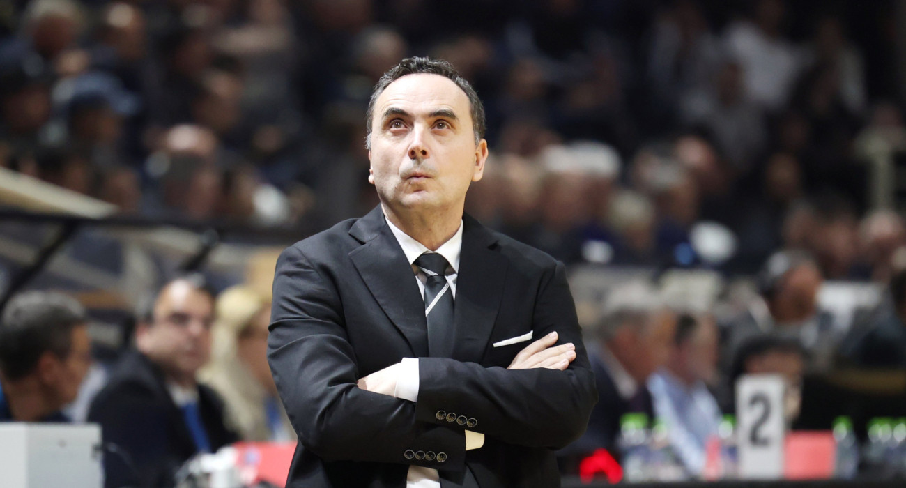 O προπονητής του ΠΑΟΚ, Παντελής Μπούτσκος στην αναμέτρηση απέναντι στον Άρη / Πηγή: InTime