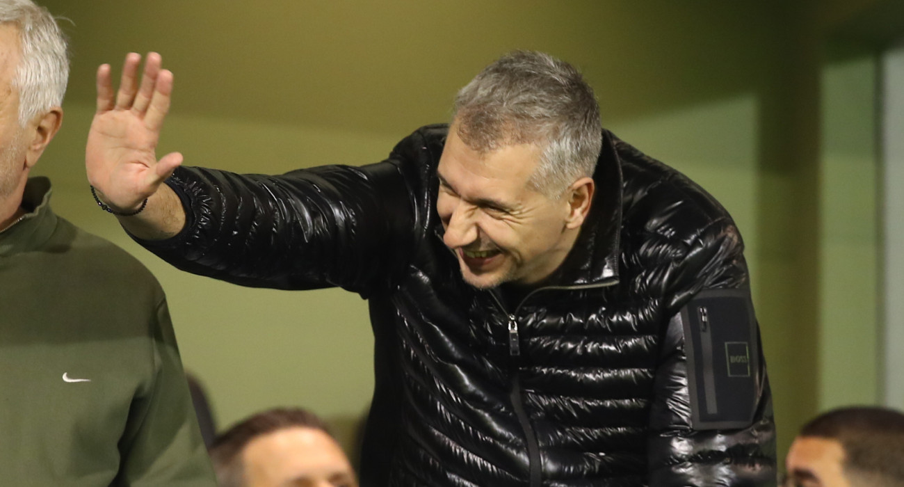 Ο Δημήτρης Διαμαντίδης στις κερκίδες του «Απόστολος Νικολαΐδης», Πηγή: Intime