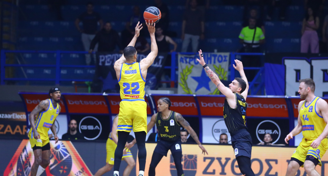 Στιγμιότυπο της αναμέτρησης Περσιτέρι - Άρης / Πηγή: Eurokinissi