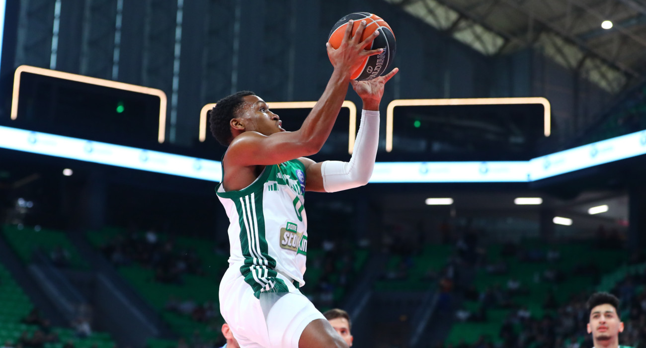 Ο Τι Τζέι Σορτς στο ματς του Παναθηναϊκού με τη Μύκονο/Πηγή: Eurokinissi