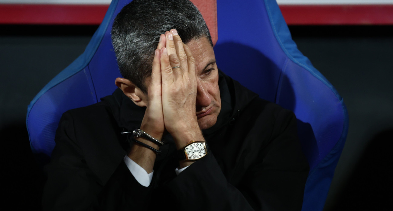 Ο Ραζβάν Λουτσέσκου «σκασμένος» μετά την ήττα του ΠΑΟΚ στον τελικό κυπέλλου / Πηγή: InTime