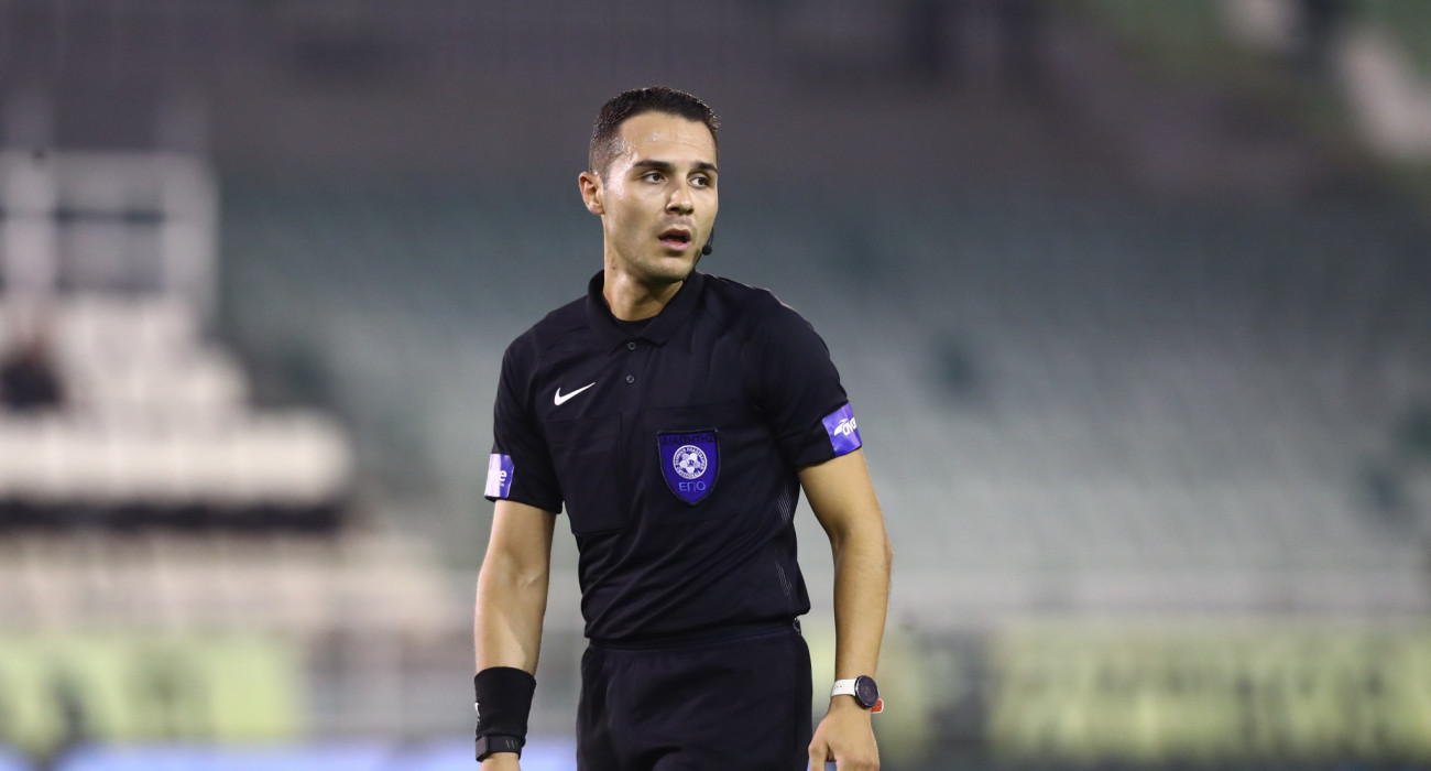 Ο διαιτητής Φώτης Πολυχρόνης / Πηγή: Eurokinissi