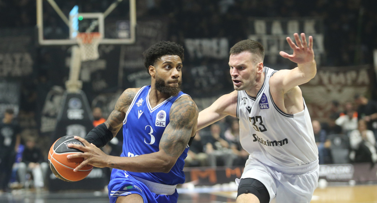 Τόμας Ντίμσα και Τζάστιν Ράιτ-Φόρμαν στην αναμέτρηση ΠΑΟΚ - Ηρακλής / Πηγή: Eurokinissi