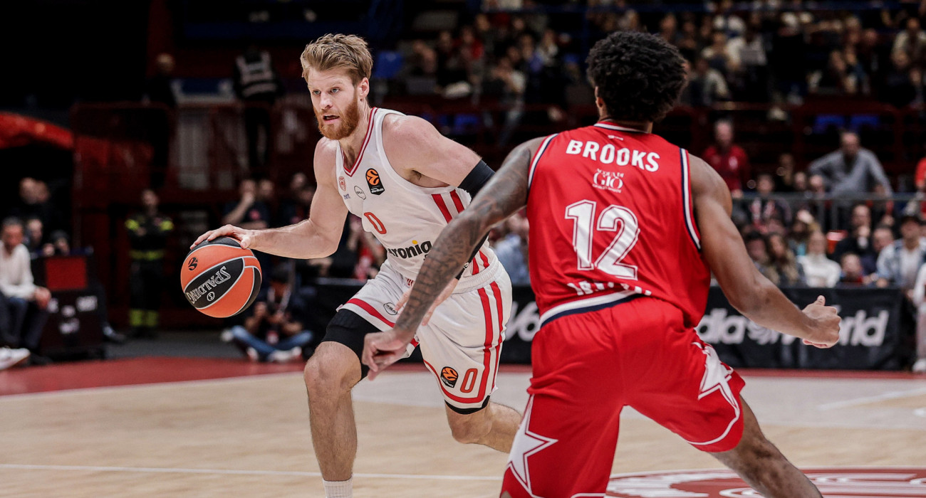 Στιγμιότυπο από την αναμέτρηση Μιλάνο - Ολυμπιακός / Πηγή: Εurokinissi