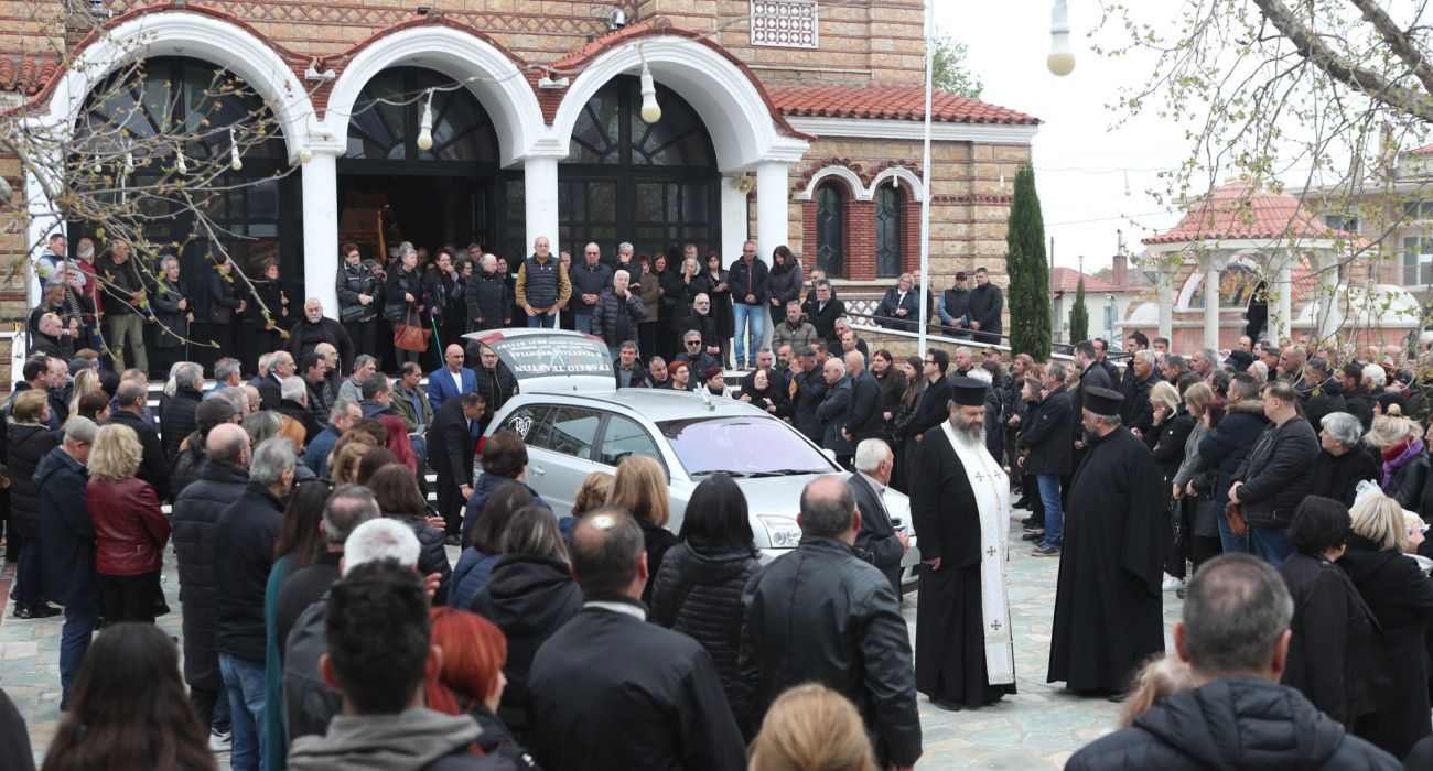 Η κηδεία του Στέφανου Μπορμπόκη στις Σέρρες / Πηγή: Eurokinissi