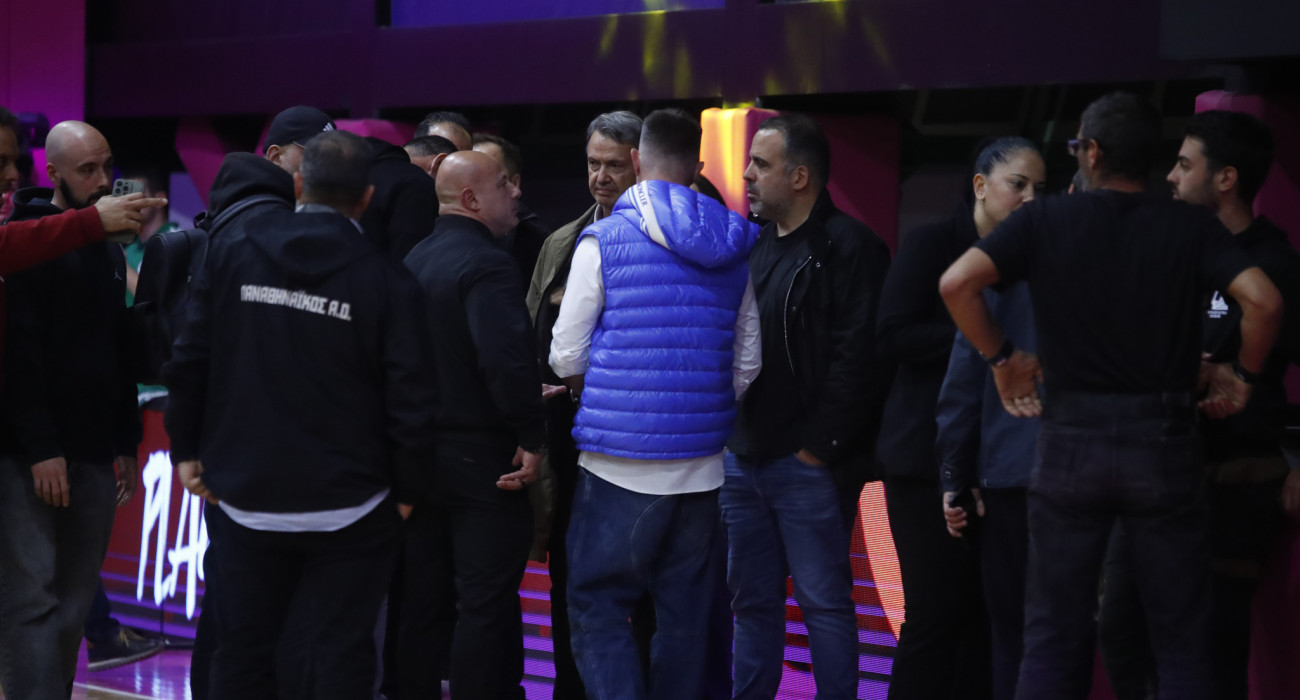 Ο Δημήτρης Βρανόπουλος στο κλειστό της Εργάνης/Πηγή: Eurokinissi