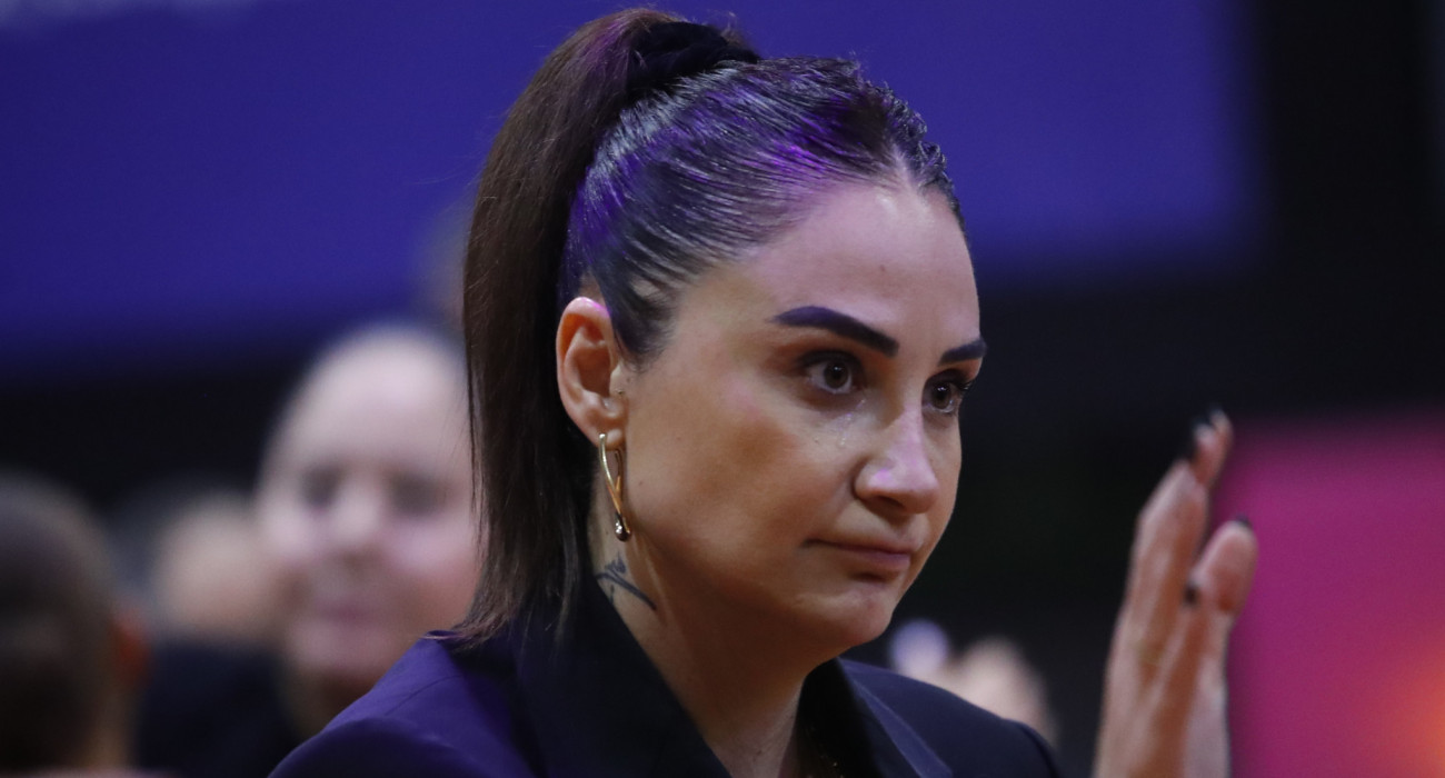 Η Σελέν Ερντέμ στον πρώτο τελικό της Α1 κόντρα στον Αθηναϊκό / Πηγή: Eurokinissi