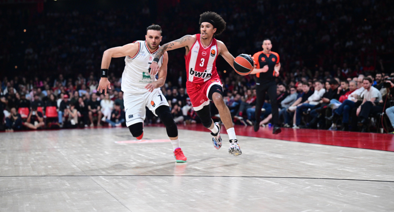 Στιγμιότυπο από το παιχνίδι ανάμεσα σε Ολυμπιακό και Μιλάνο για την EuroLeague, Πηγή: Eurokinissi