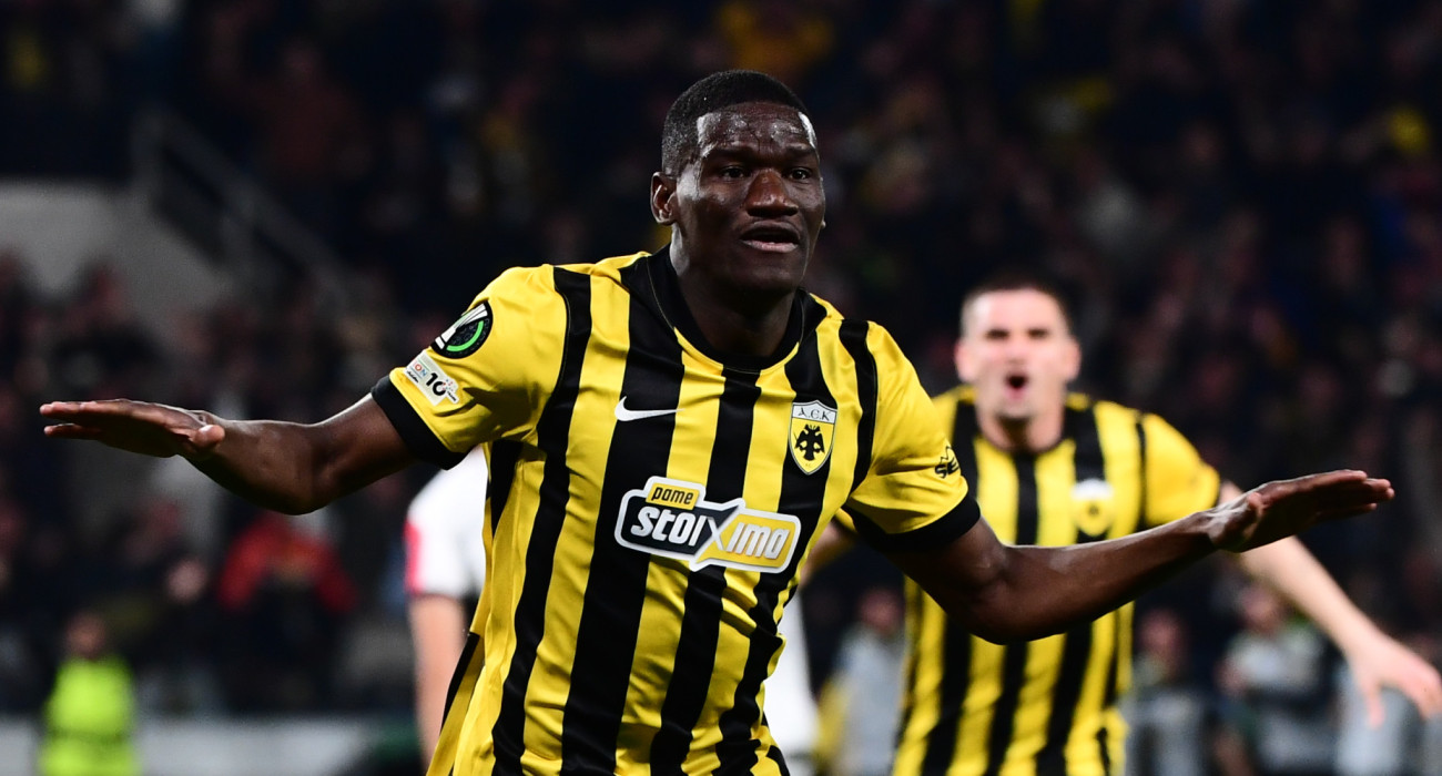 Ο Ζίνι πανηγυρίζει το γκολ του κόντρα στη Ράγιο Βαγιεκάνο / Πηγή: Eurokinissi