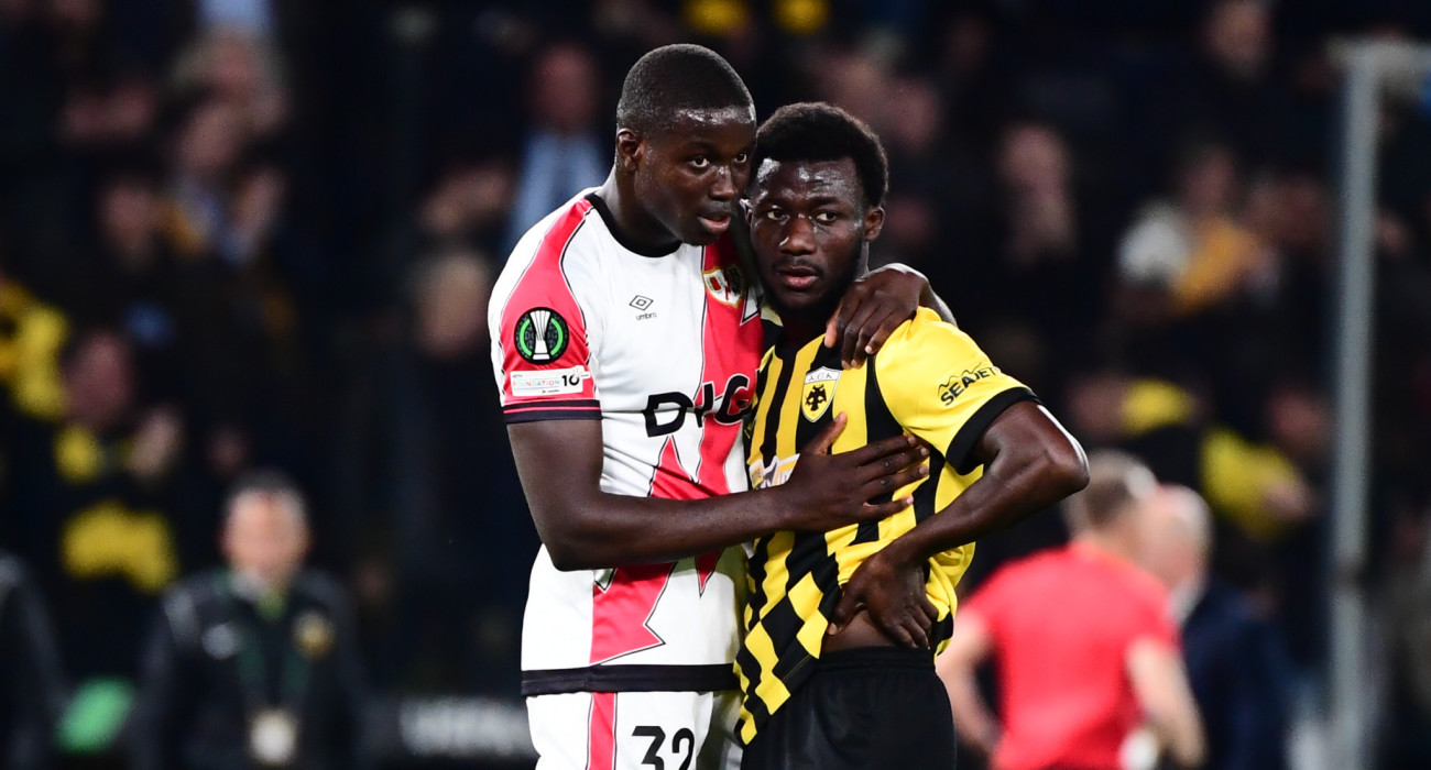 Στιγμιότυπο από την αναμέτρηση ΑΕΚ - Ράγιο Βαγιεκάνο / Πηγή: Eurokinissi