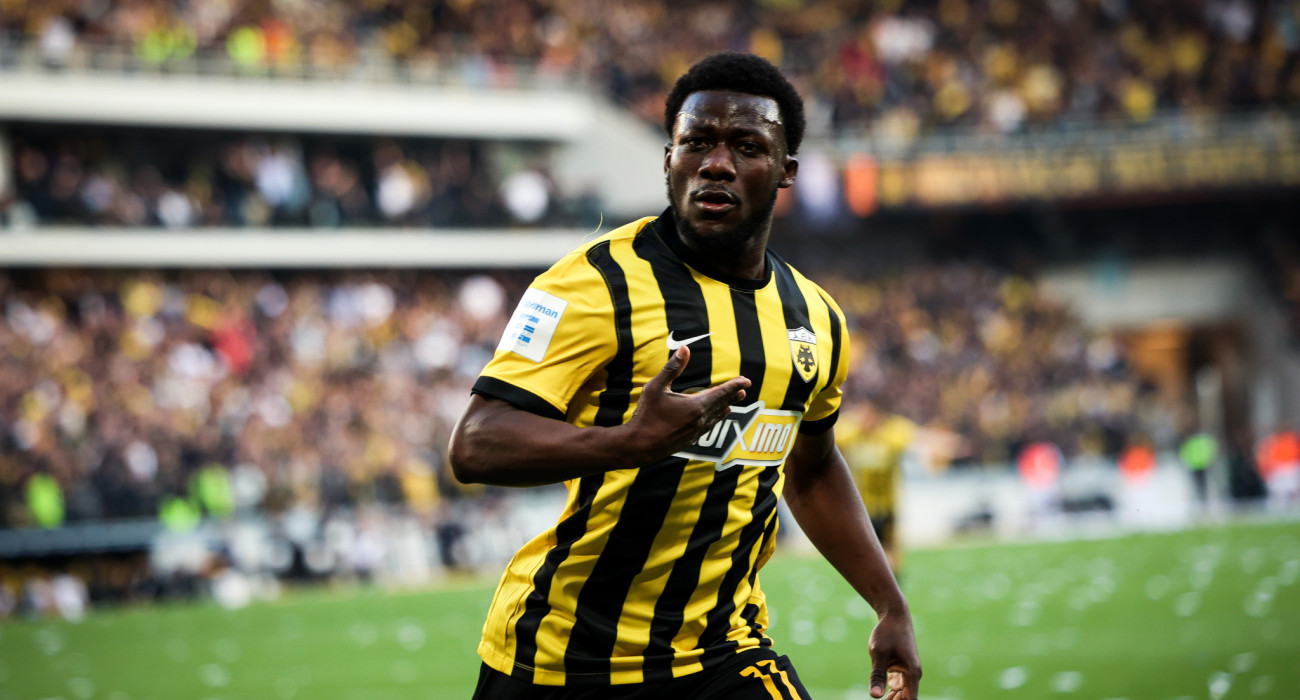 Ο Κοϊτά πανηγυρίζει το γκολ του κόντρα στον ΠΑΟΚ / Πηγή: Eurokinissi