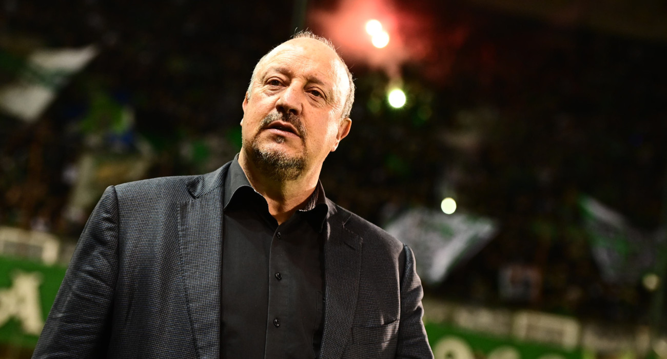 Ο Ράφα Μπενίτεθ στον πάγκο του Παναθηναϊκού/Eurokinissi