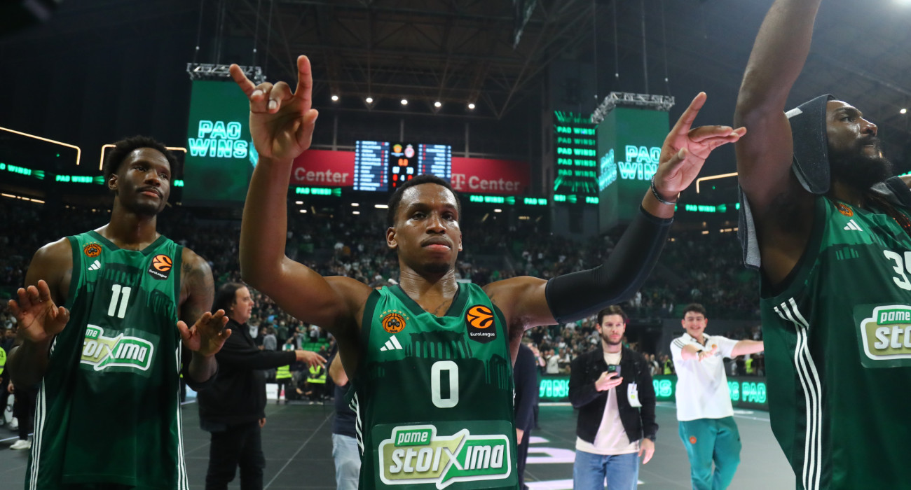 Ο Τι Τζέι Σορτς ήταν ο πρωταγωνιστής τη βραδιά που ο Παναθηναϊκός προκρίθηκε στα Playoffs / Πηγή: Eurokinissi