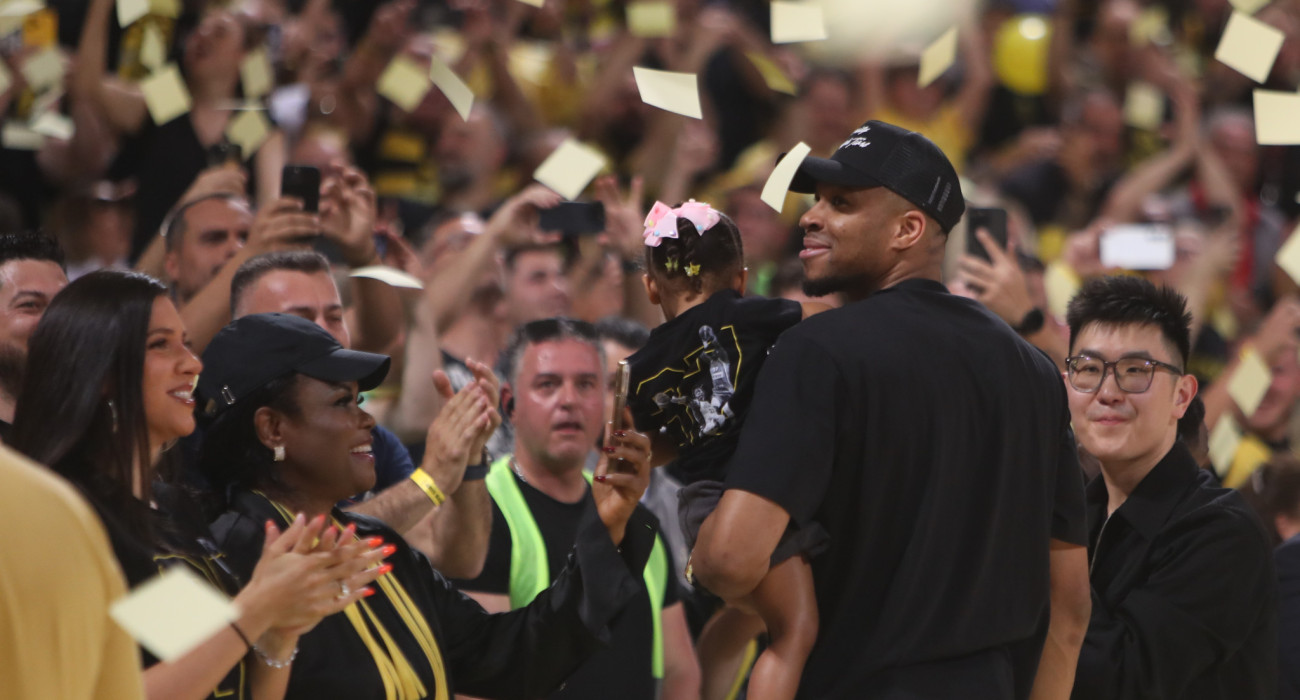 Ο Γιάννης Αντετοκούνμπο στο Αλεξάνδρειο/Πηγή: Eurokinissi