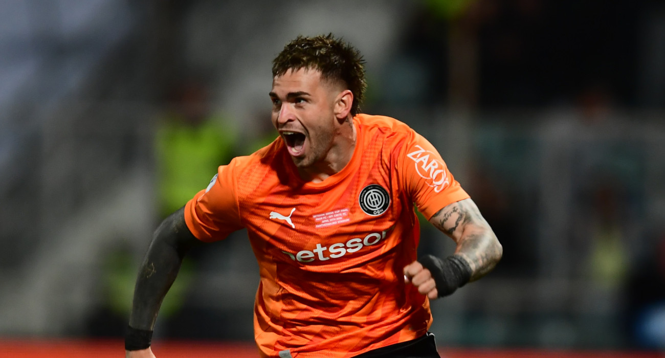 O Tιάγκο Νους κάνει το 2-1/Eurokinissi