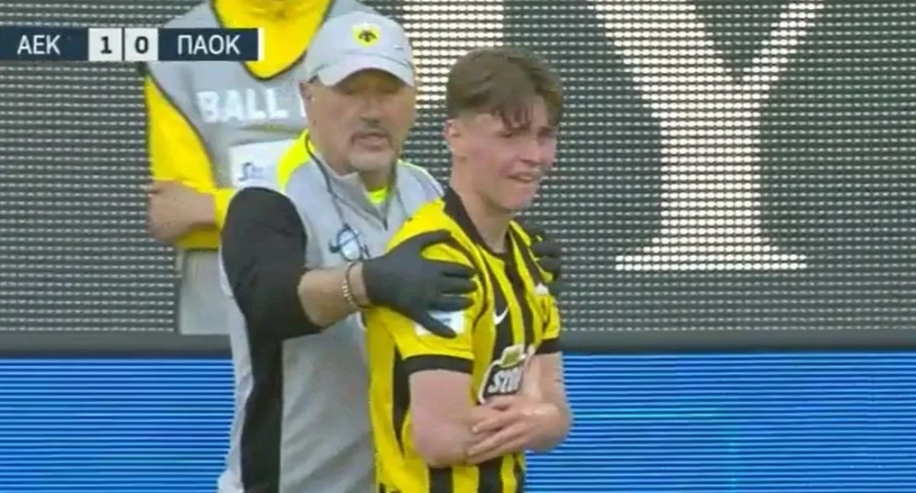 Το κλάμα του Τζέιμς Πενράις στην αλλαγή του / Screenshot