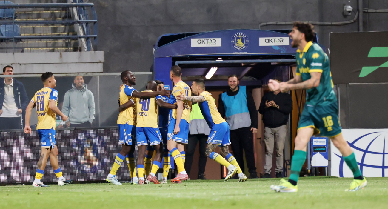 Ο Αστέρας AKTOR πάτησε σε τροχιά παραμονής μετά τη νίκη του (2-1) απέναντι στον Παναιτωλικό / Πηγή: Intime