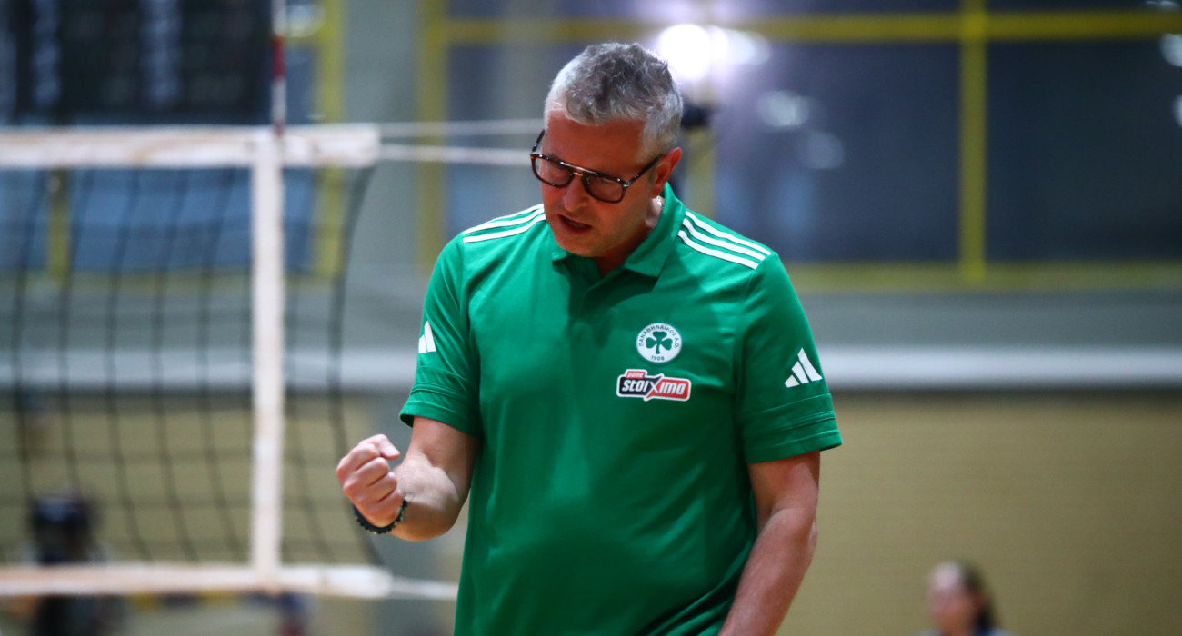 Ο προπονητής του Παναθηναϊκού, Αλεσάντρο Κιαπίνι / Πηγή: Eurokinissi