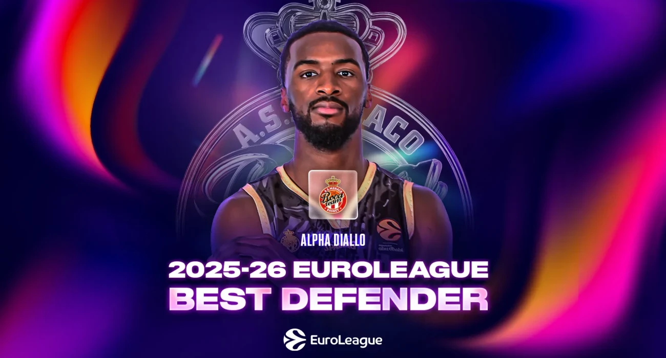 Ο Άλφα Ντιαλό κορυφαίος αμυντικός στη EuroLeague/Πηγή: euroleaguebasketball.net