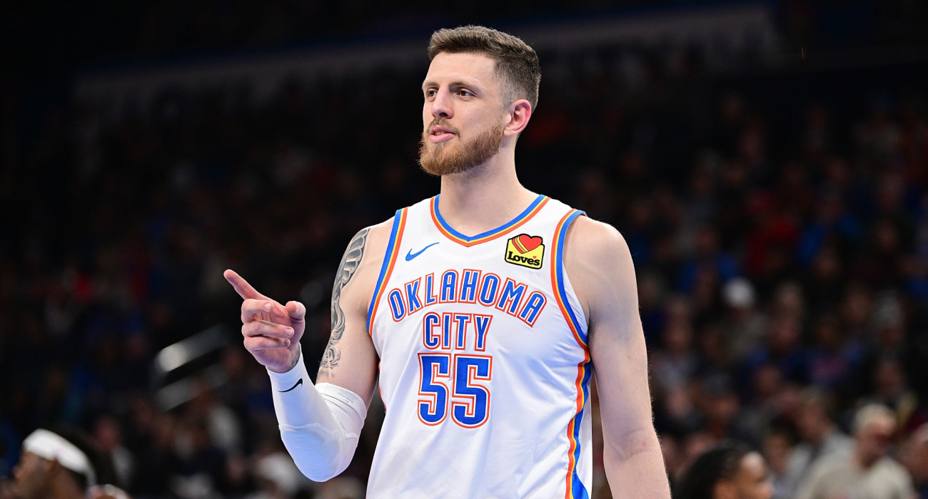 Ο Αϊζάια Χαρτελστάιν των Οκλαχόμα Σίτι Θάντερ / Πηγή: Joshua Gateley / Getty Images