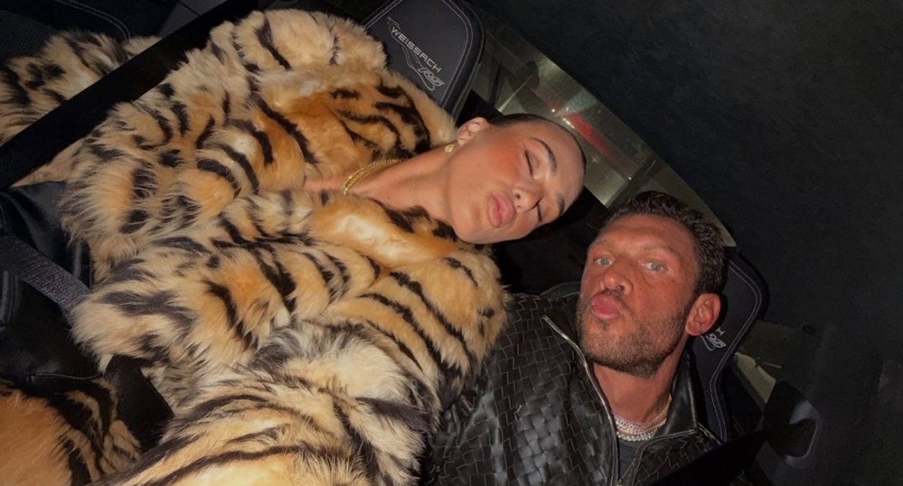 Ο Γιώργος Φραγκούλης κι η Αρίνα Σαμπαλένκα / Πηγή: @arynasabalenka