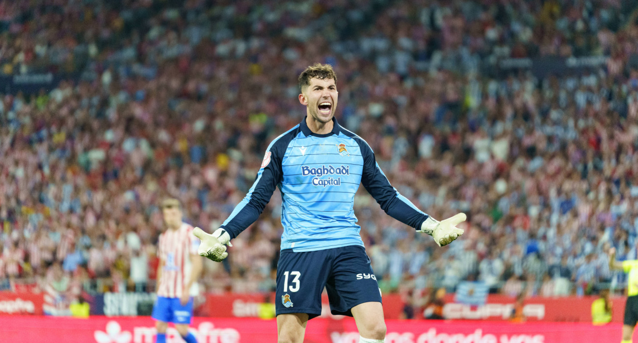 Ο Ουνάι Μαρέρο με τις εξαιρετικές το αποκρούσεις έδωσε το Copa Del Rey στην Ρεάλ Σοσιεδάδ / Πηγή: Imago