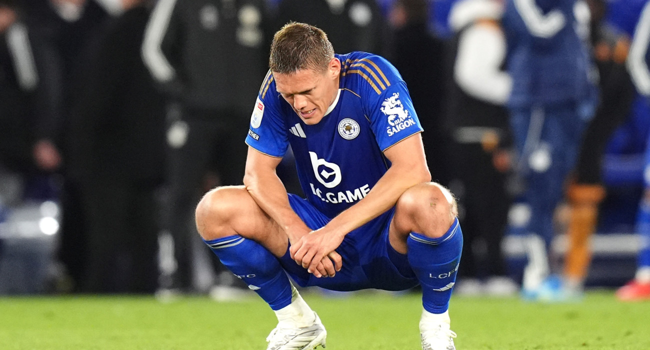 Δέκα χρόνια μετά την κατάκτηση της Premier League η Λέστερ υποβιβάστηκε στην τρίτη κατηγορία/Πηγή: Getty Images