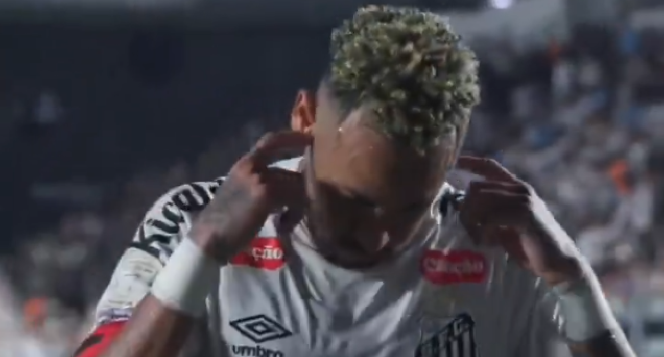 Η κίνηση του Νεϊμάρ μετά τις αποδοκιμασίες των οπαδών της Σάντος / Screenshot