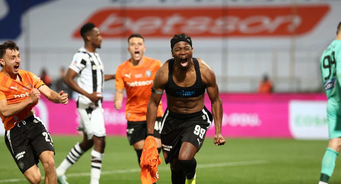 Ο Ισέκα πέτυχε το γκολ νίκης του ΟΦΗ κόντρα στον ΠΑΟΚ / Πηγή: Intime