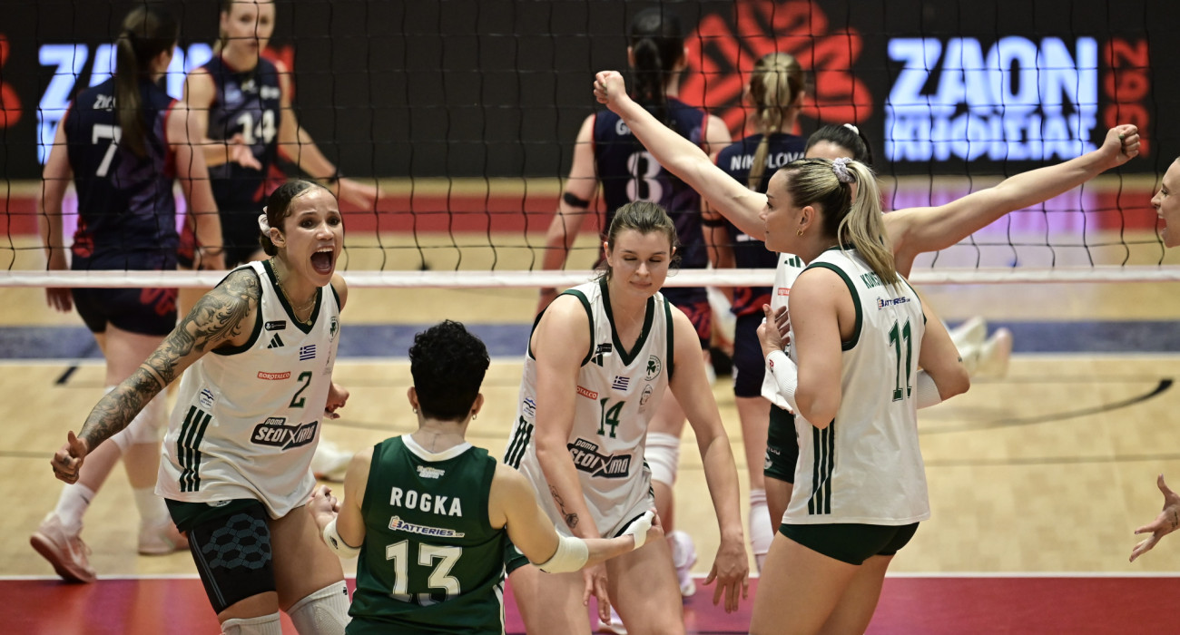 Οι πανηγυρισμοί του Παναθηναϊκού στο Ζηρίνειο κόντρα στον ΖΑΟΝ / Πηγή: Eurokinissi