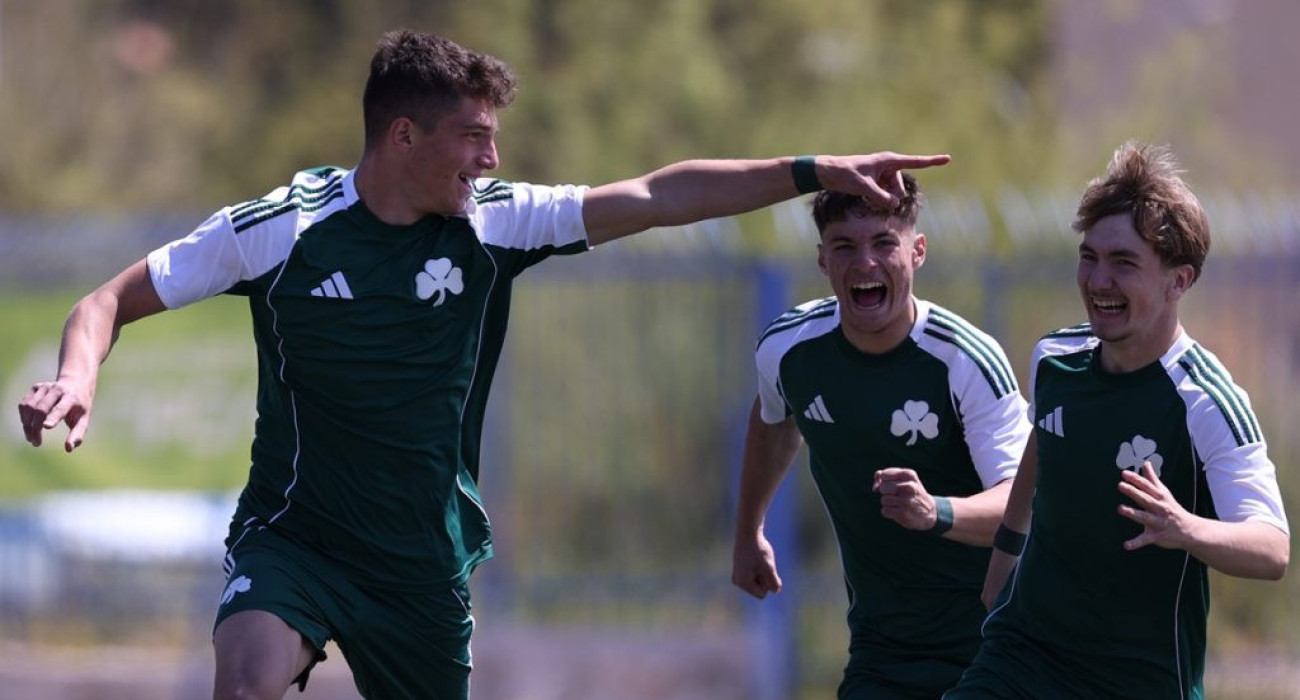 Οι ποδοσφαιριστές της Κ17 του Παναθηναϊκού / Πηγή: pao.gr