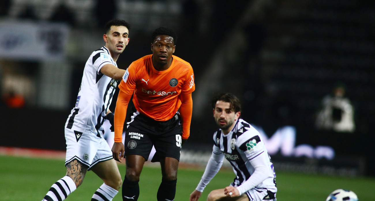 Στιγμιότυπο από το παιχνίδι πρωταθλήματος ΠΑΟΚ - ΟΦΗ / Πηγή: Intime