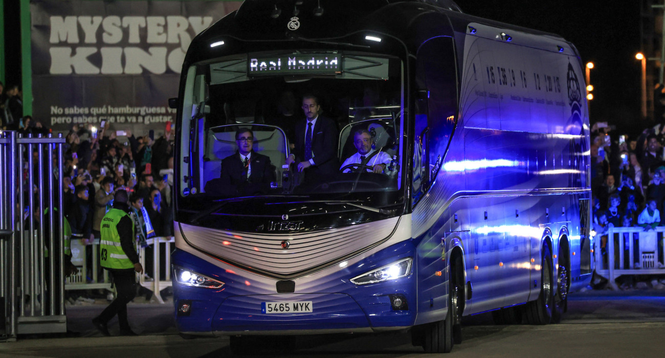 Το πούλμαν της Ρεάλ Μαδρίτης / Πηγή: Imago