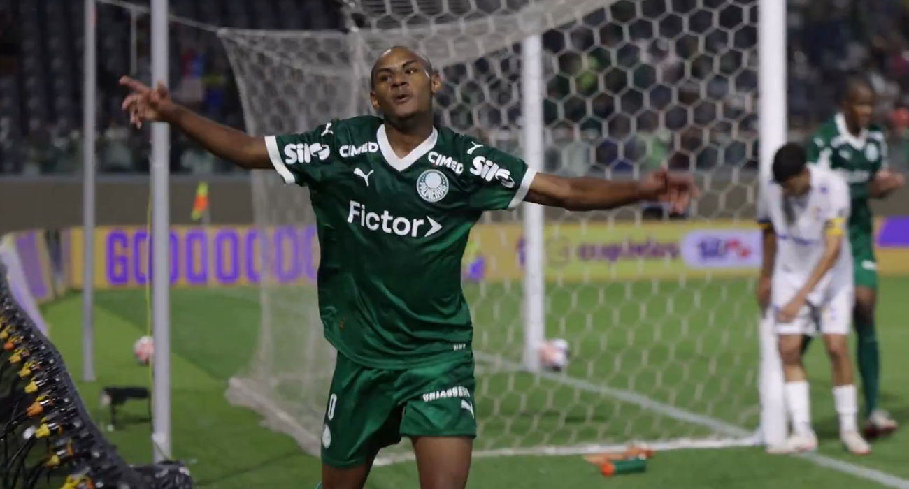 Ο Εντουάρντο Κονσεϊσάο ξεχωρίζει με την Παλμέιρας / Screenshot