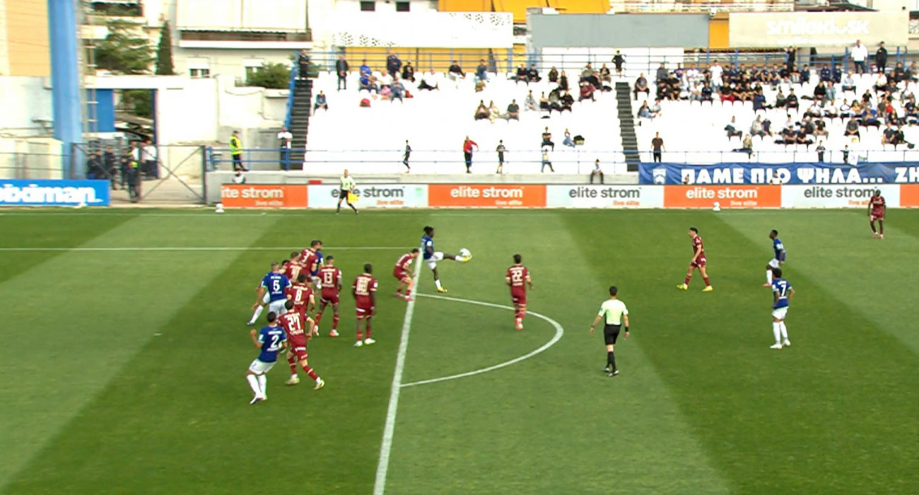 Το οφσάιντ στο γκολ της Κηφισιάς / Screenshot