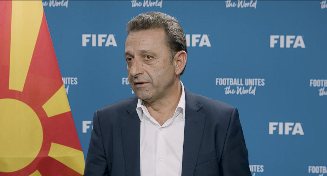 Ο πρώην πρόεδρος της Ποδοσφαιρικής Ομοσπονδίας της Βόρειας Μακεδονίας, Μουχαμέντ Σεϊντινί / Screenshot