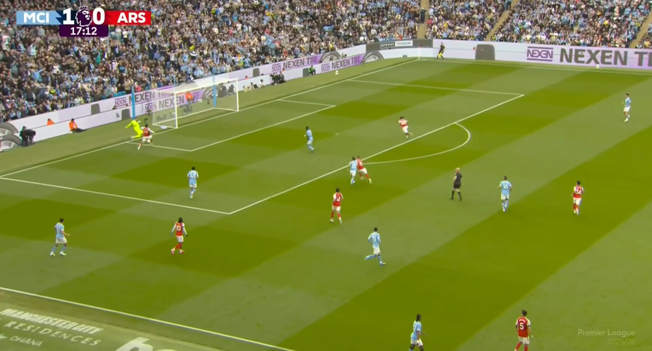 Απίθανη γκάφα του Ντοναρούμα, ισοφάρισε σε 1-1 η Άρσεναλ / Screenshot