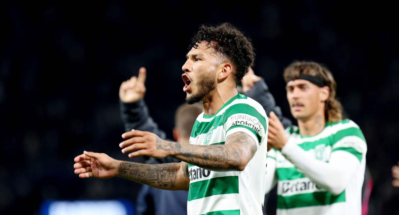 Ο Λουίς Σουάρες πανηγυρίζει την πρόκριση της Σπόρτινγκ στον τελικό Κυπέλλου Πορτογαλίας / Πηγή: Getty